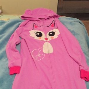 Pink fox onesie
